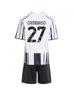 Juventus Andrea Cambiaso #27 Replika Hemmakläder Barn 2025-26 Kortärmad (+ byxor)